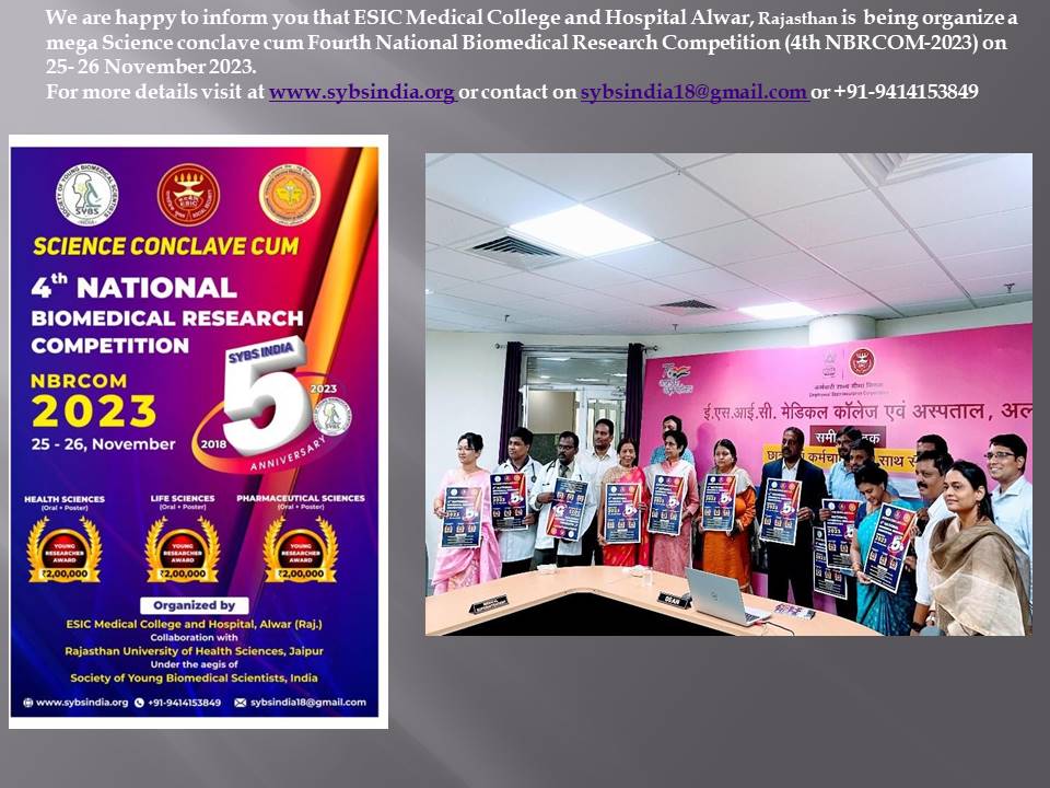 OPENING CEREMONY OF SCIENCE CONCLAVE 25- 26 Nov. 2023