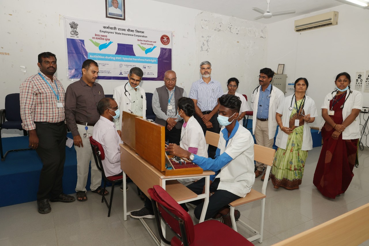 Health Check up Camp at Sona College, Salem