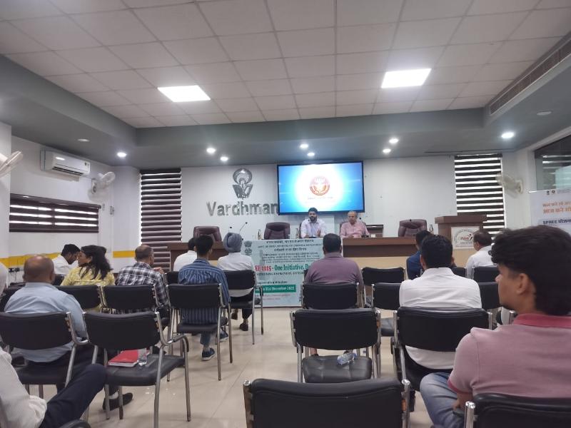 ESIC क्षेत्रीय कार्यालय, बद्दी द्वारा दिनांक 28.08.2025 को श्री करनपाल सिंह, उप-निदेशक की अध्यक्षता में SPREE योजना (Scheme to Promote Registration of Employers and Employees) के संबंध में जागरूकता शिविर का आयोजन BBNIA के conference Hall, बद्दी  जिला सोलन में किया गया। 